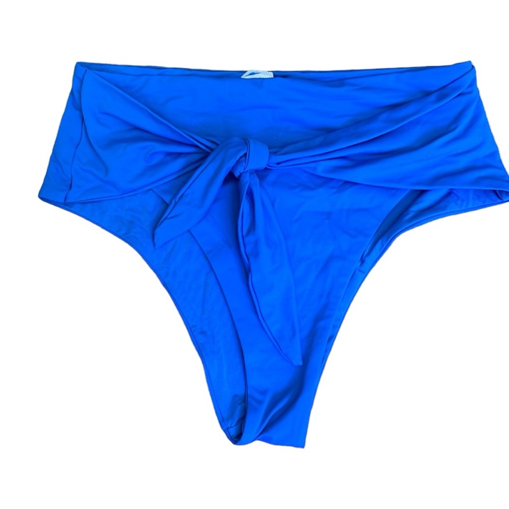 WeWoreWhat Riviera Bikini Bottom - Matisse Blue in Size Medium. New with tags